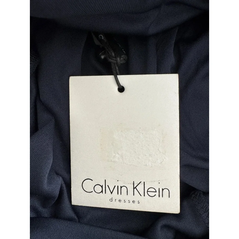 NWT Calvin Klein‎ Women's Size 10 Sleeveless Navy Blue Dress Business Career